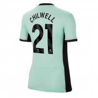 Maglie da calcio Chelsea Ben Chilwell #21 Terza Maglia Femminile 2023-24 Manica Corta